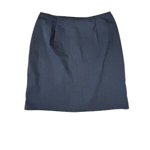 Briggs Black Mid Pencil Skirt Classic Stretchy Women's Size 12 Business Casual
